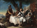 Abraham die de drie engelen ontvangt - Francesco Guardi — weergave van het kunstwerk