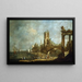Caprice van een haven - Francesco Guardi — ingelijst kunstwerk aan de muur