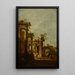 Caprice - Francesco Guardi — ingelijst kunstwerk aan de muur