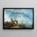 Fantastisch landschap - Francesco Guardi — ingelijst kunstwerk aan de muur