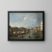 Groot Canal schilderij met de Rialtobrug, Venetië - Francesco Guardi — ingelijst kunstwerk aan de muur