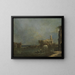 Lagune nabij Venetië - Francesco Guardi — ingelijst kunstwerk aan de muur