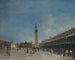 Place Saint-Marc - Francesco Guardi — weergave van het kunstwerk