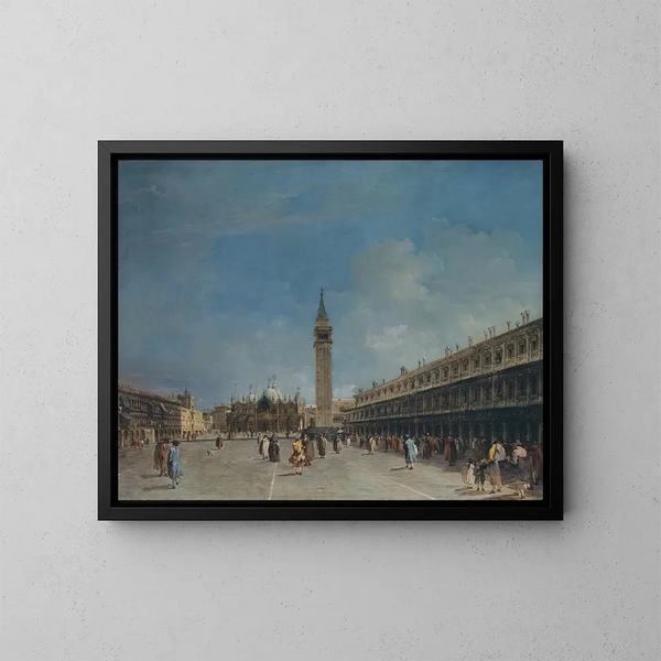 Place Saint-Marc - Francesco Guardi — ingelijst kunstwerk aan de muur