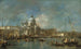 Santa Maria della Salute - Francesco Guardi — weergave van het kunstwerk
