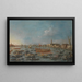 Het Festival van de Bucintoro in Venetië - Francesco Guardi — ingelijst kunstwerk aan de muur