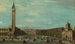 La Piazza San Marco in Venetië, uitzicht naar het westen - Francesco Guardi — weergave van het kunstwerk