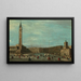 La Piazza San Marco in Venetië, uitzicht naar het westen - Francesco Guardi — ingelijst kunstwerk aan de muur