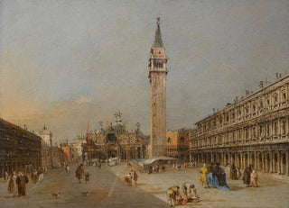 Francesco Guardi - The Piazza San Marco With The Basilica And Campanile.webp