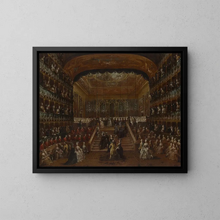 Francesco Guardi - The interior of the Teatro San Benedetto Venice with the 1782 ball in honor of the Conti del Nord.webp
