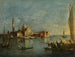 Venetië, uitzicht op San Giorgio Maggiore - Francesco Guardi — weergave van het kunstwerk