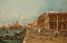 Venetië, de Molo met de Libreria, Punta della Dogana en Santa Maria della Salute - Francesco Guardi — weergave van het kunstwerk