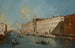 Venetië, de Rio dei Mendicanti naar het noorden met de kerk van San Lazzaro dei Mendicanti - Francesco Guardi — weergave van het kunstwerk