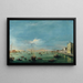 Vue du canal de la Giudecca et des Zattere - Francesco Guardi — ingelijst kunstwerk aan de muur