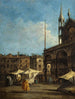 Vue de la place Saint - Marc à Venise - Francesco Guardi — weergave van het kunstwerk