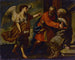 van Francesco Guarino's Schilderij De ontmoeting van Zacharias en Elisabeth — weergave van het kunstwerk