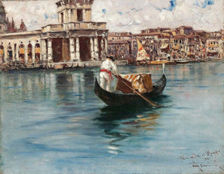 Groot Canal - Francesco Mancini — weergave van het kunstwerk
