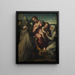 De Maagd met Kind en heiligen - Francesco Menzocchi — ingelijst kunstwerk aan de muur