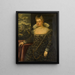 portret van een dame traditioneel geïdentificeerd als Rita Bellesi - Francesco Montemezzano — ingelijst kunstwerk aan de muur