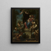 Aanbidding van de Maagd - Francesco Monti — ingelijst kunstwerk aan de muur