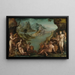 Watergodinnen - Francesco Morandini — ingelijst kunstwerk aan de muur