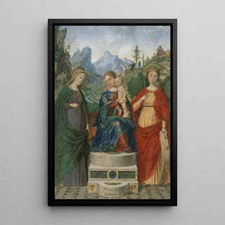 Francesco Morone - Virgin and Child Enthroned between Saints Cecilia and Catherine of Alexandria.webp