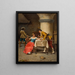 La cour - Francesco Peluso — ingelijst kunstwerk aan de muur