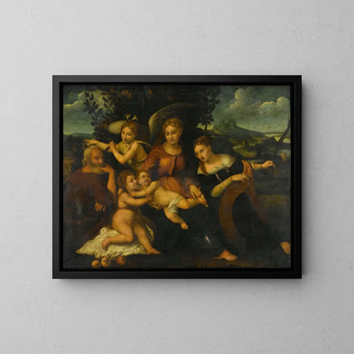 Francesco Torbido - Holy Family with Saint Catherine.webp