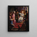 De Christus voor Caiaphas - Francesco Trevisani — ingelijst kunstwerk aan de muur