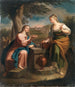 De Christus en de Samaritaanse bij de put - Francesco Trevisani — weergave van het kunstwerk