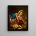 Maria met het kind en de kleine Sint-Jan-Baaltja - Francesco Trevisani — ingelijst kunstwerk aan de muur