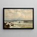Vents d'été, plage de Long Branch, New Jersey - Francis Augustus Silva — ingelijst kunstwerk aan de muur