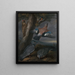 Geai, Pic vert, Pigeons en Rougequeue Landschap met een Pic vert, een Geai, Twee Pigeons, een Rougequeue, een Hagedis en twee Kikkers - Francis Barlow — ingelijst kunstwerk aan de muur