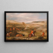 The Berkeley Hunt Chase Painting 1842 - Francis Calcraft Turner — framed artwork on a wall