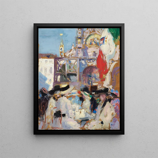 Francis Campbell Boileau Cadell - Florians Caf Venice.webp
