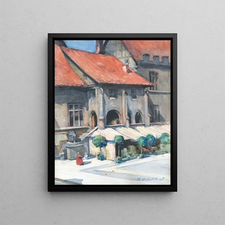 Francis Campbell Boileau Cadell - The Rathaus Gttingen.webp