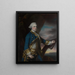 Admiral Harry Paulet 1719-1794 Sixth Duke of Bolton - Francis Cotes — framed artwork on a wall