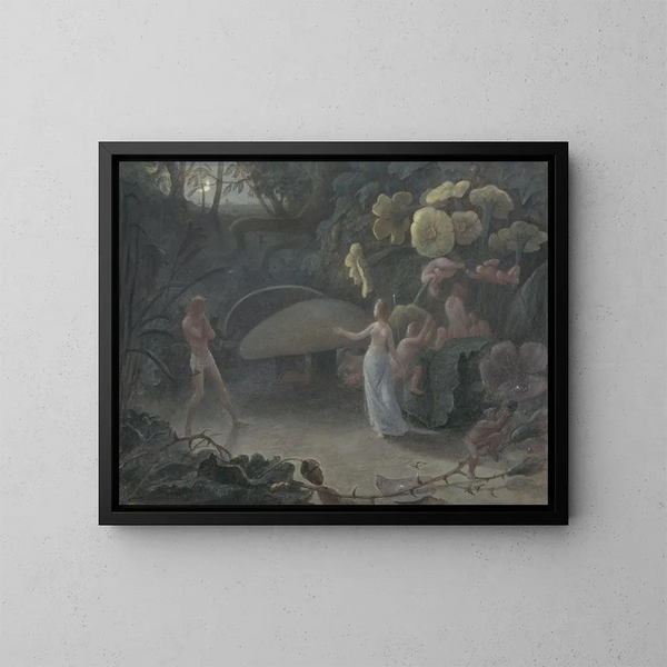 Oberon en Titania - Francis Danby — ingelijst kunstwerk aan de muur