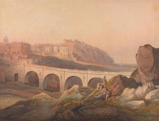 Francis Nicholson - View of Edinburgh from Calton Hill.webp