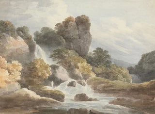 Waterval - Francis Nicholson — weergave van het kunstwerk