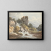 Waterval - Francis Nicholson — ingelijst kunstwerk aan de muur