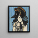 Vrouw met masker - Francis Picabia — ingelijst kunstwerk aan de muur