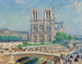 Notre-Dame onder invloed van de zon - Francis Picabia — weergave van het kunstwerk