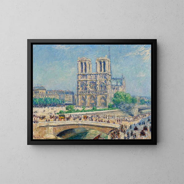 Notre-Dame onder invloed van de zon - Francis Picabia — ingelijst kunstwerk aan de muur