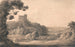 Kasteel van Oakhampton - Francis Towne — weergave van het kunstwerk