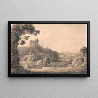 Francis Towne - Oakhampton Castle.webp