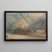 La Grange à la tête du lac de Keswick - Francis Towne — ingelijst kunstwerk aan de muur