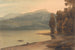 Windermere bij zonsondergang - Francis Towne — weergave van het kunstwerk