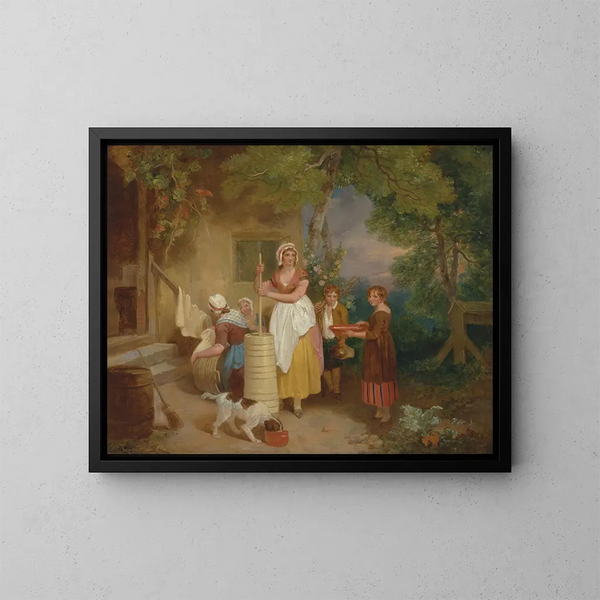 Ochtend - Francis Wheatley — ingelijst kunstwerk aan de muur