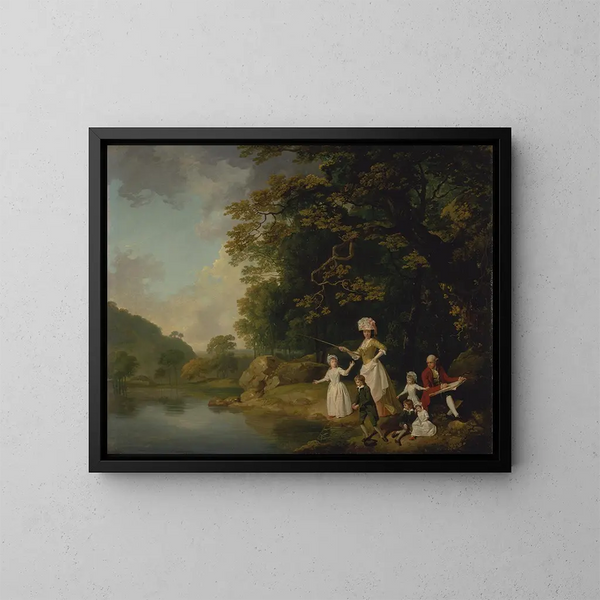 La famille Browne - Francis Wheatley — ingelijst kunstwerk aan de muur
